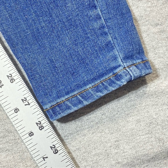 Dickies Curvy Straight Leg Jeans Women's 6 Blue Mid Rise Stretch Casual Denim - Picture 16 of 16